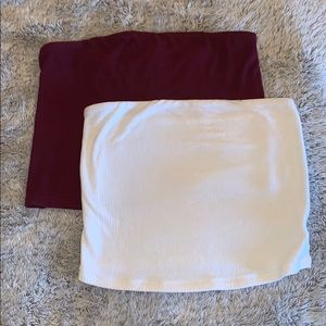 2 tube tops